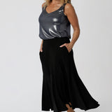 Berit Maxi Skirt in Black