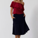 Berit Skirt in Navy