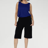 Crafted from luxe dry-touch jersey, the Bermuda Short is a refined pull-on style designed for effortless everyday wear. 