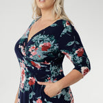 Thoughtfully designed with practical side pockets, a skirt lining, and a double-layer bodice, this floral dress is as functional as it is stylish. Now available in both regular and petite sizing from size 8 to 24, the Bettina Reversible Dress is made to fit and flatter every figure.
