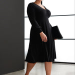 Perfect for layering under a jacket or coat, the Bianca Dress transitions seamlessly into the cooler months with stockings and boots, making it a go-to for stylish winter dressing or for on the go Workwear elegance. 