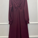 One of a Kind - Bianca Dress in Claret