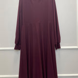 One of a Kind - Bianca Dress in Claret
