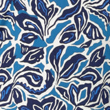 Swatch image of Blue Hana print used by woman's clothing brand Leina & Fleur to create a collected of elevated workwear & chic weekend garments. Crafted in Australia for Australian and New Zealand Women. Available in sizes 8-24.