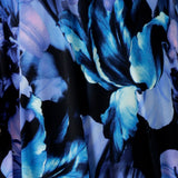 Made in Australia jersey fabric Blue Lily. Size 8 - 24.