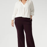 Bootleg Pant in Wine