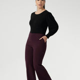 Bootleg Pant in Wine