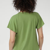  The fresh Apple shade brings a crisp, modern pop of colour with a quietly refined feel. Wear with tailored pants or relaxed culottes for an easy, coordinated look. Made in Australia with integrity.