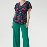 Bowie Top in Garden Fantasia