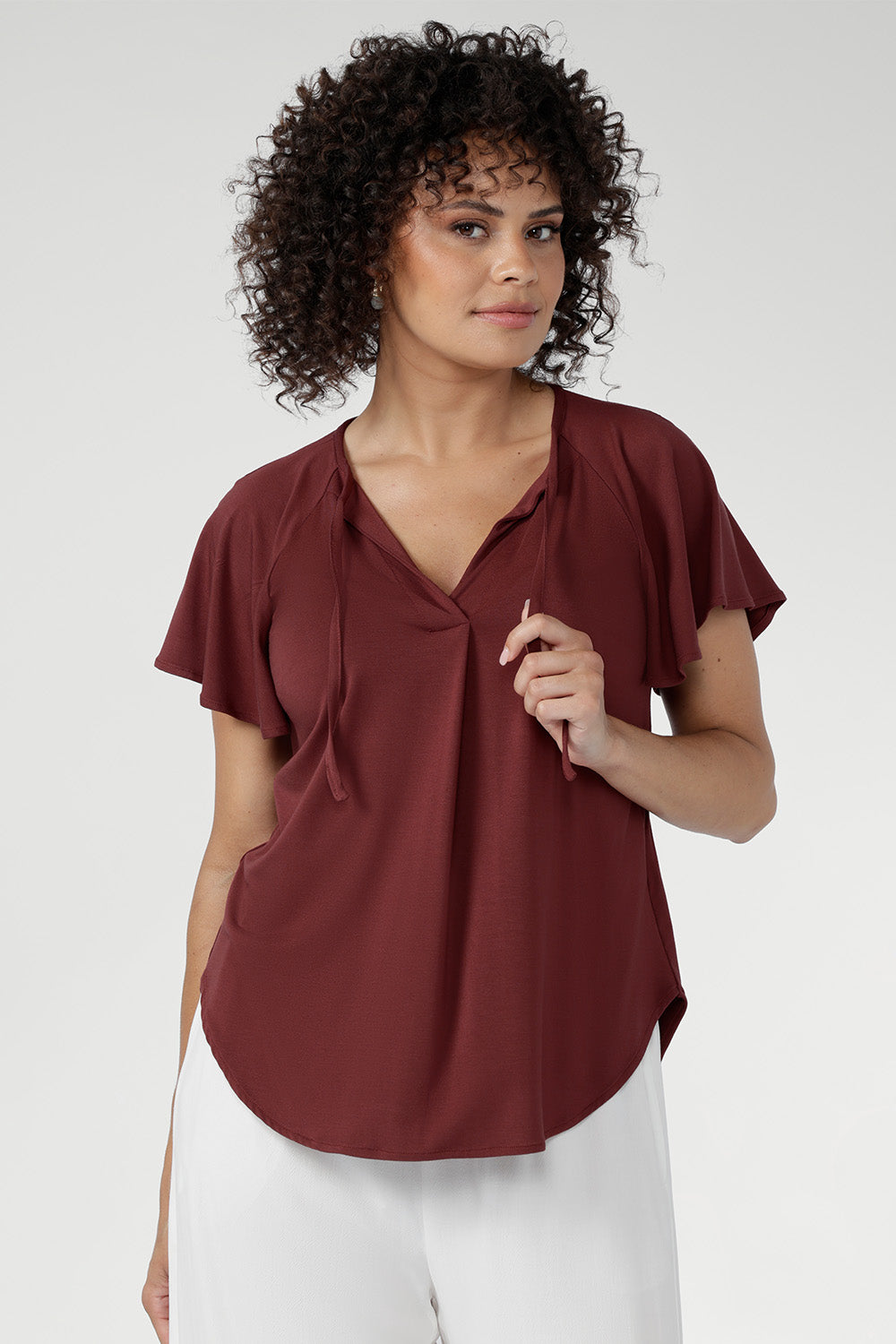 Wear with wide-leg pants or tailored separates for a polished, relaxed look. Made in Australia with integrity.