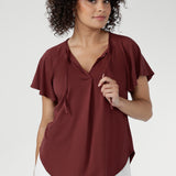 Wear with wide-leg pants or tailored separates for a polished, relaxed look. Made in Australia with integrity.