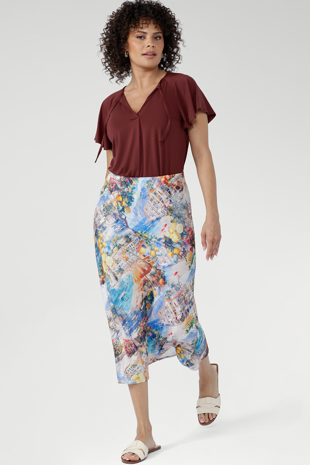 The Rosewood shade offers a warm, refined richness that pairs effortlessly with both neutrals and deeper tones.