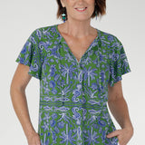 Bowie Top in Summer Seahorse Bamboo