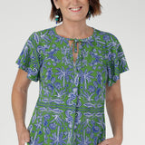 Bowie Top in Summer Seahorse Bamboo