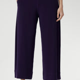 The Bradley Culotte in Purple is a pant that unites all heights. Pair back with our Sandro Jacardi for a comfortable soft suiting combination.