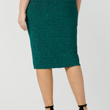 Brooke Tube Skirt in Jade Glam