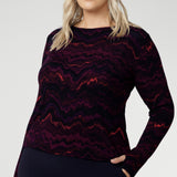 Bryn Top in Luxe Lava