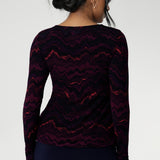 Bryn Top in Luxe Lava