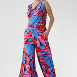 Caspian Palazzo Pant in Can Can