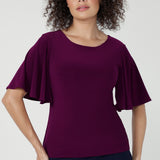 Chloe Top in Magenta