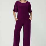 Chloe Top in Magenta