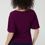 Chloe Top in Magenta