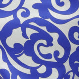 Cobalt Swirl fabric for made in Australia fashion label Leina & Fleur. 