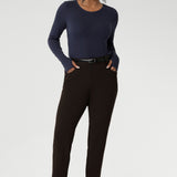 Corbin Pant in Cocoa