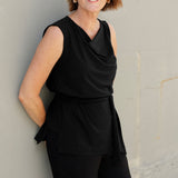 Crafted from soft dry-touch jersey with gentle stretch, the Cory Tunic Top is a sleek sleeveless style for effortless versatility. Smooth on the body, it features a softly draped cowl neckline and bust darts for subtle shaping.