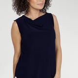 Cory Tunic Top in Navy