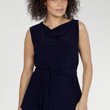 Cory Tunic Top in Navy