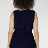 Cory Tunic Top in Navy