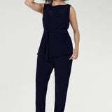 Cory Tunic Top in Navy