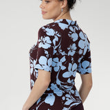 Cosi Top in Plum Dispersia