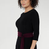 D Ring Belt in Claret