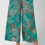 Dany Pants are a highly sought-after style that combines comfort, versatility, and a flattering fit for all heights. Part of the jade safari print collection, these pants are crafted from a slinky jersey fabric that offers a soft, full-body stretch, providing a smooth, flattering silhouette and all-day comfort. Available in size 8-24.