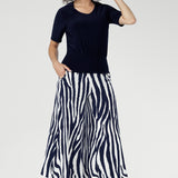 Dany Culotte in Navy Ripple