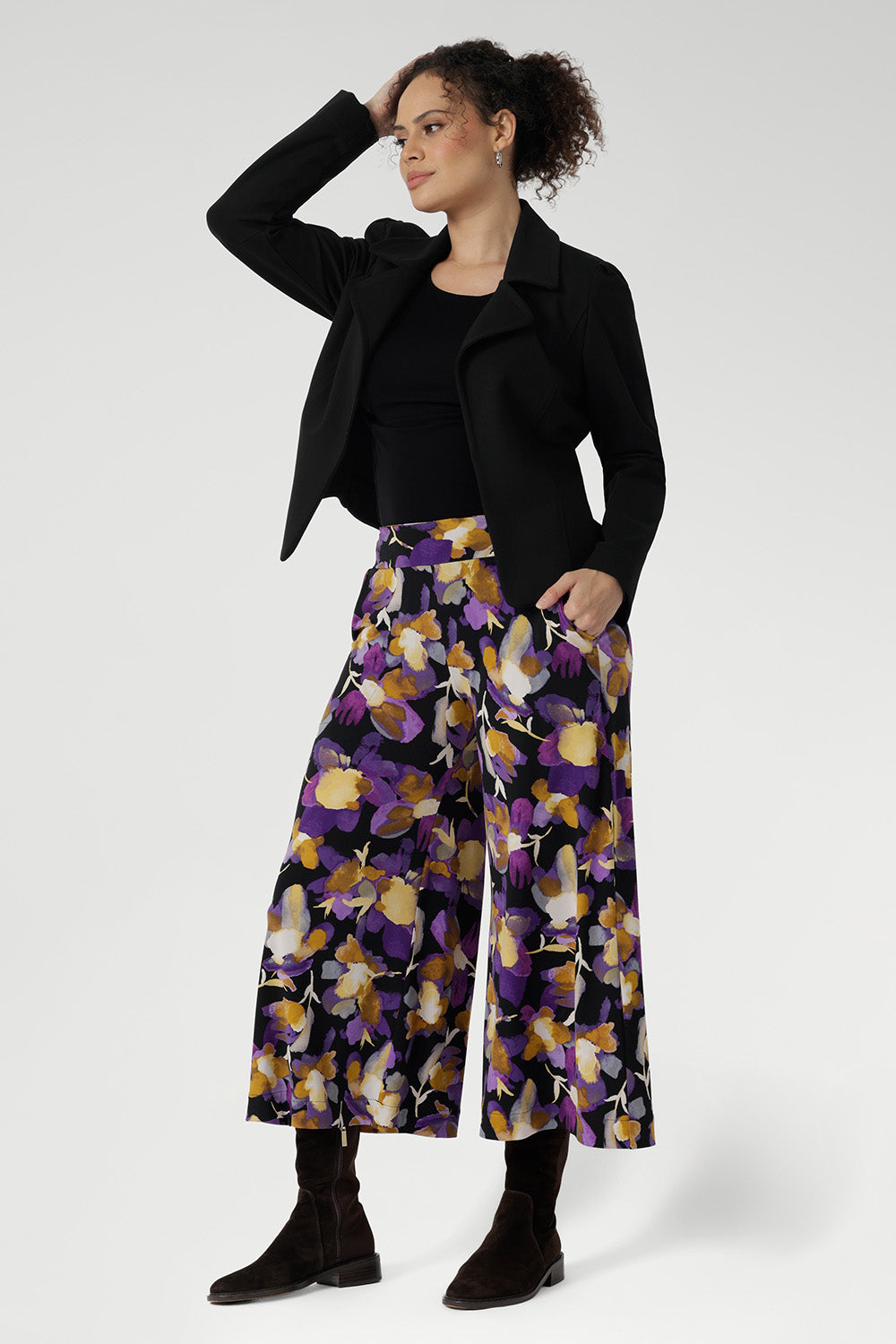 Step into effortless style and all-day comfort with the Dany Culotte, your new go-to pant for both casual ease and elevated elegance. Made from our signature dry-touch jersey fabric with a soft stretch. 