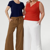 Devin Drawstring Pant Nuthatch