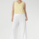 Devin Drawstring Pant Vanilla