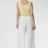 Devin Drawstring Pant Vanilla