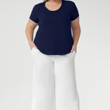 Devin Drawstring Pant Vanilla
