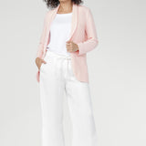 Devin Drawstring Pant White in Twill