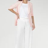 Devin Drawstring Pant White in Twill