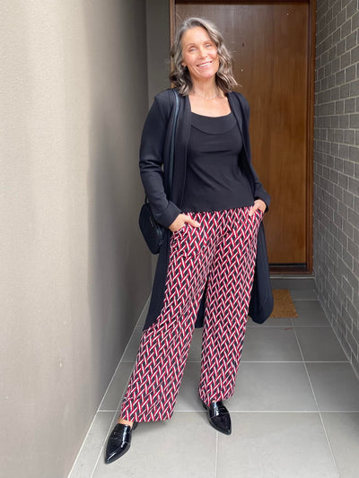 Monroe Pant in Chevron