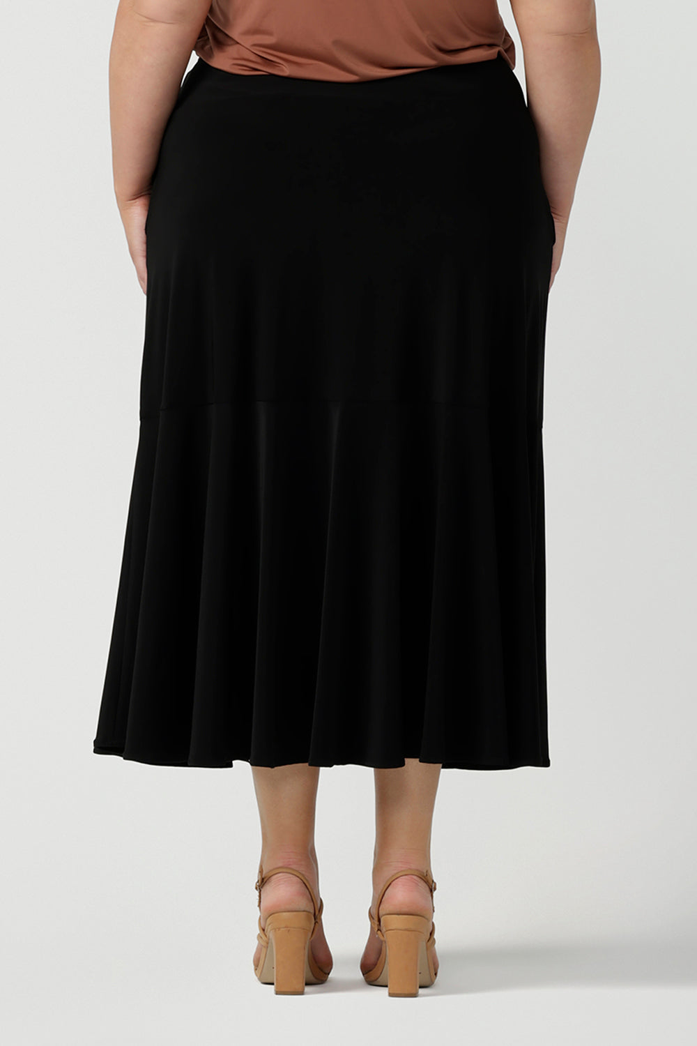 Berit Maxi Skirt in Black | Leina & Fleur | Women's Work Skirts