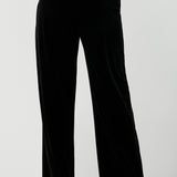 Deni Pant in Black Velour