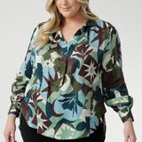 Ellis Shirt in Scandi Abstract