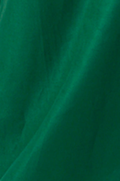 Emerald green Linen fabric for Australian made for sizes 8-12