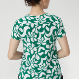 Emily Top in Jade Charm